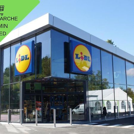 Grand T2 Jardin Wifi Parking Proche Gare Saint-Quentin (Aisne) Exterior foto